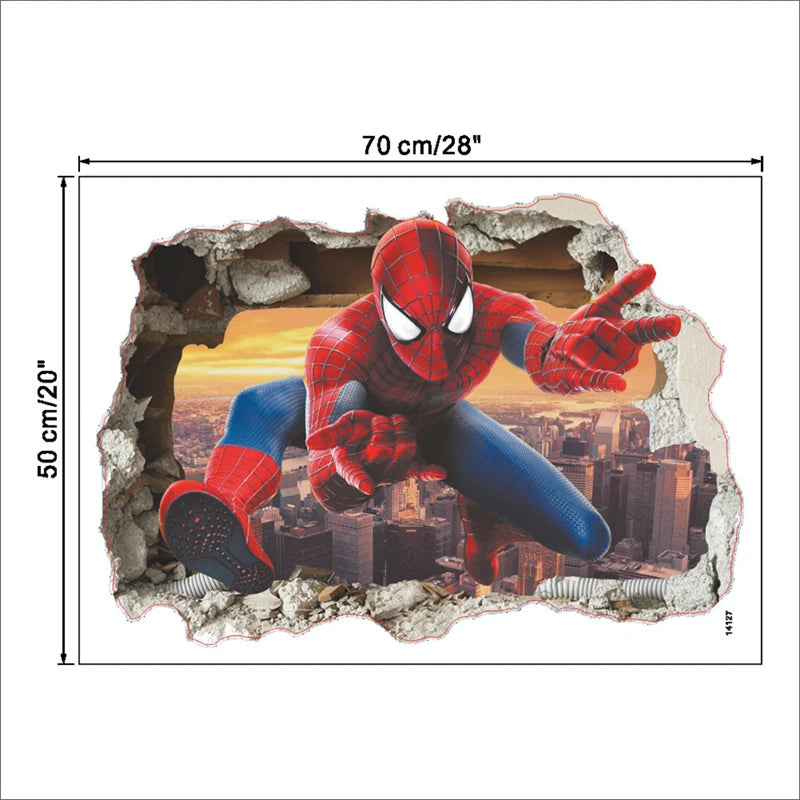 Avengers, Spider-Man and Hulk Wall Stickers For Kids