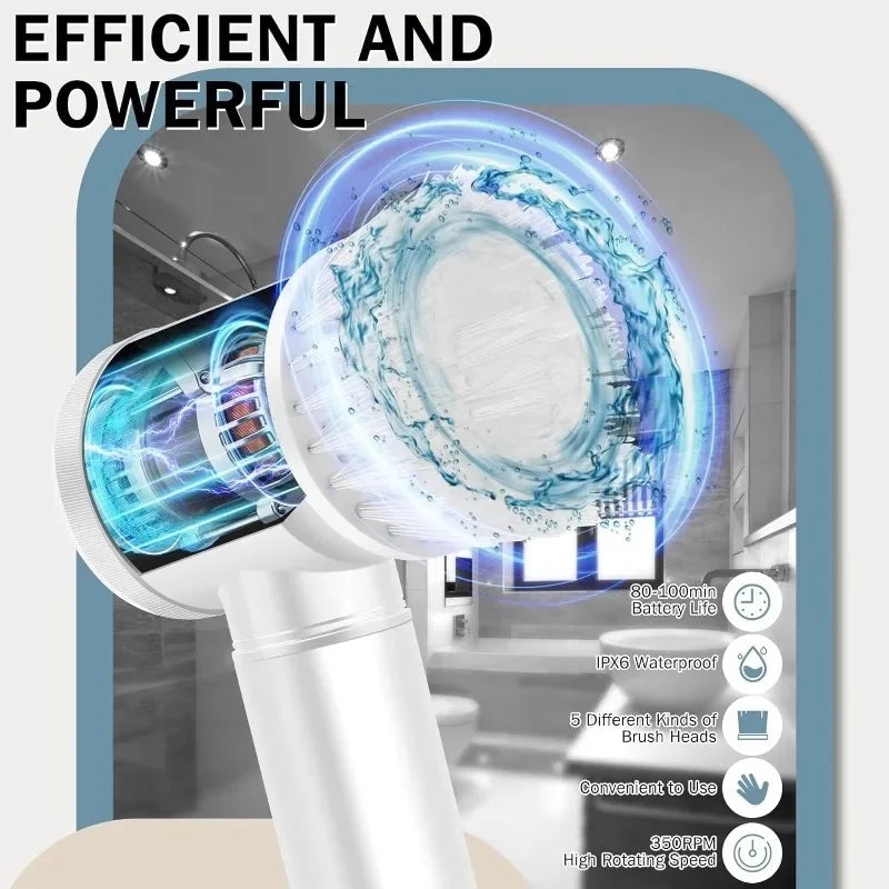 Multifunctional Electric Cleaning Brush