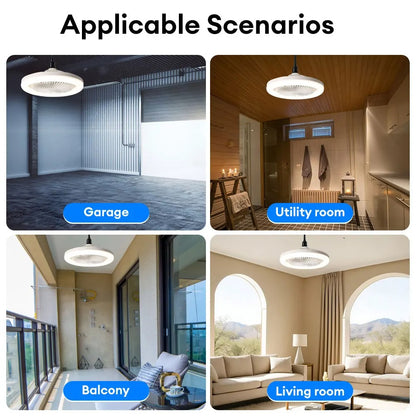 LED Ceiling Fan with Remote Control