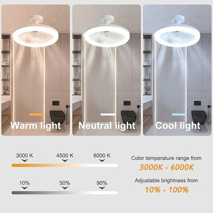 LED Ceiling Fan with Remote Control